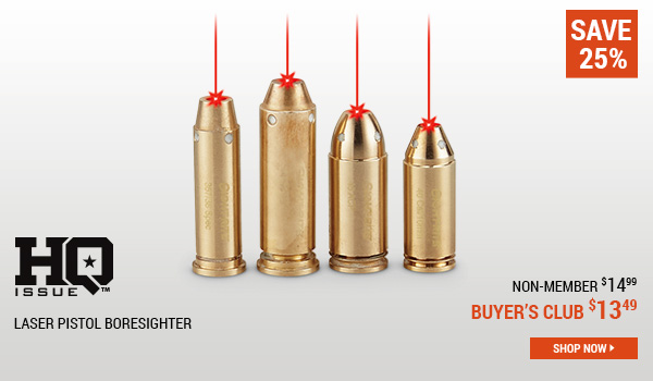 HQ ISSUE Laser Pistol Boresighter