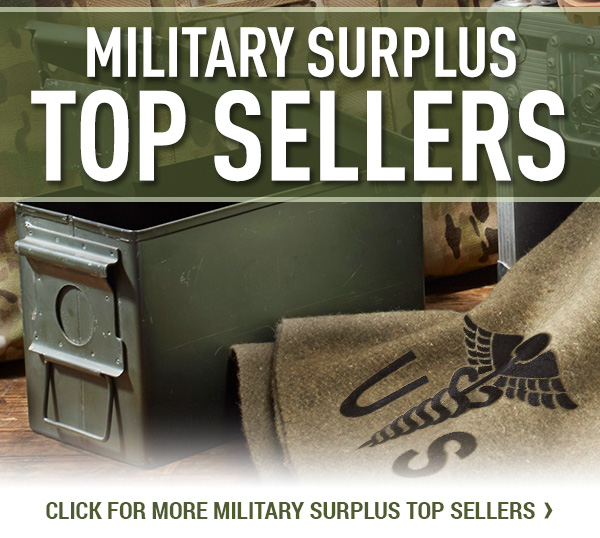 The Sportsman's Guide Shop Our Military Surplus Best Sellers! Plus, Club Members get Free