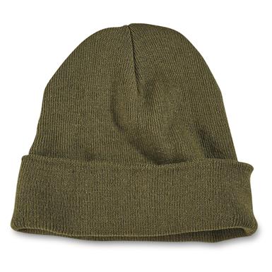 Military wool watch cap for warmth