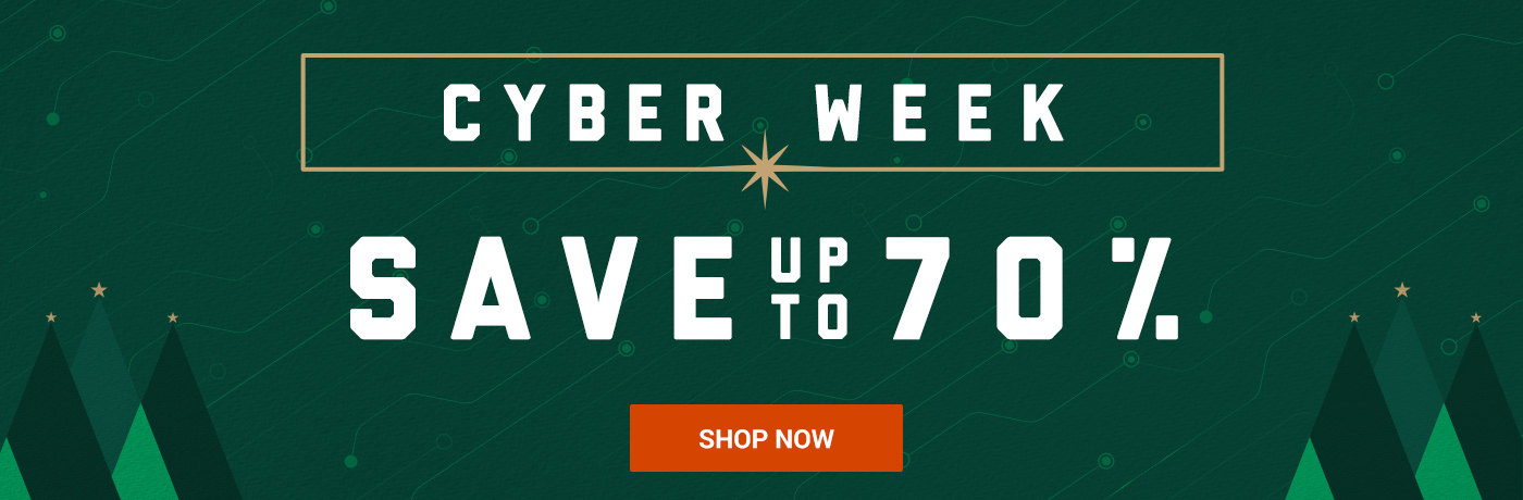 Cyber Week save up to 70% off