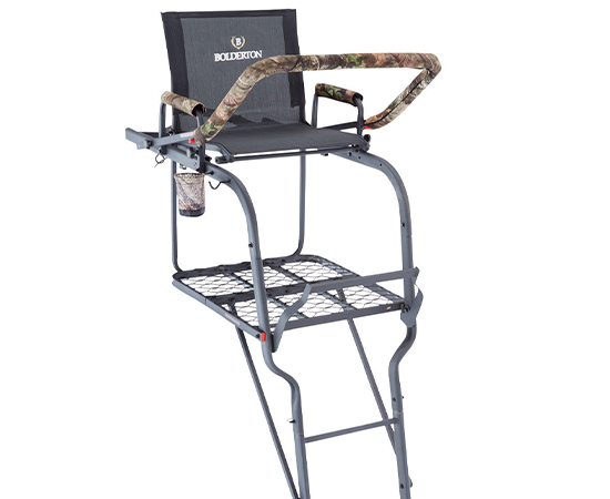 Bolderton 22' Ladder Tree Stand with Grizzly Grip