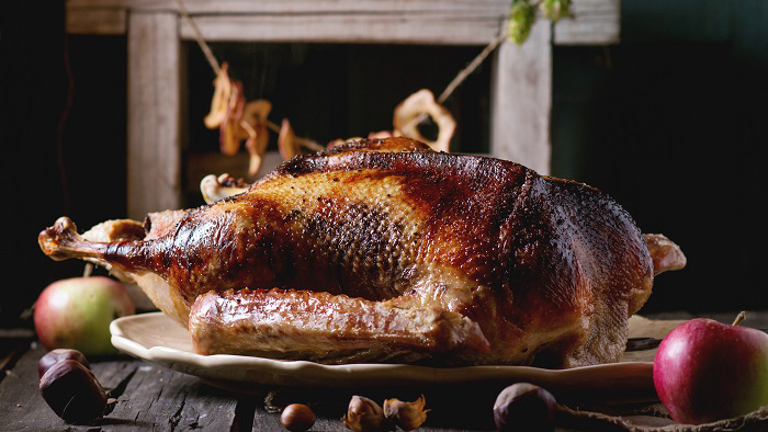 Stuffed Roast Goose
