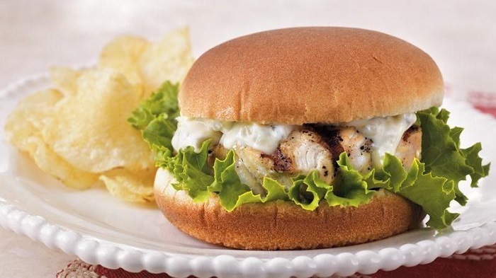 Grilled Grouper Sandwiches
