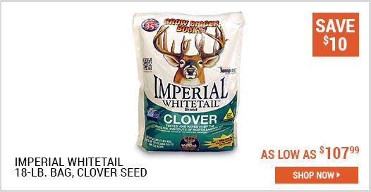 Whitetail Institute Imperial Whitetail Clover Seed, 18-lb. Bag