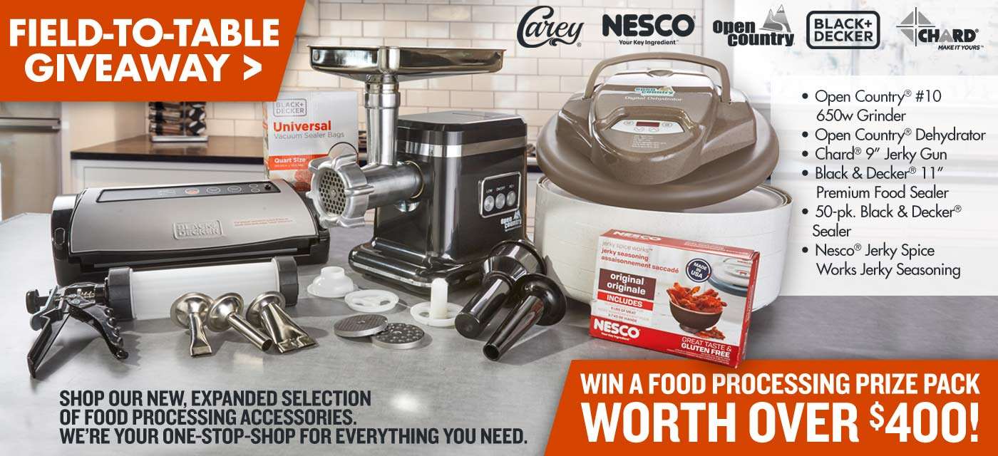 Food Processing Giveaway Worth $400+