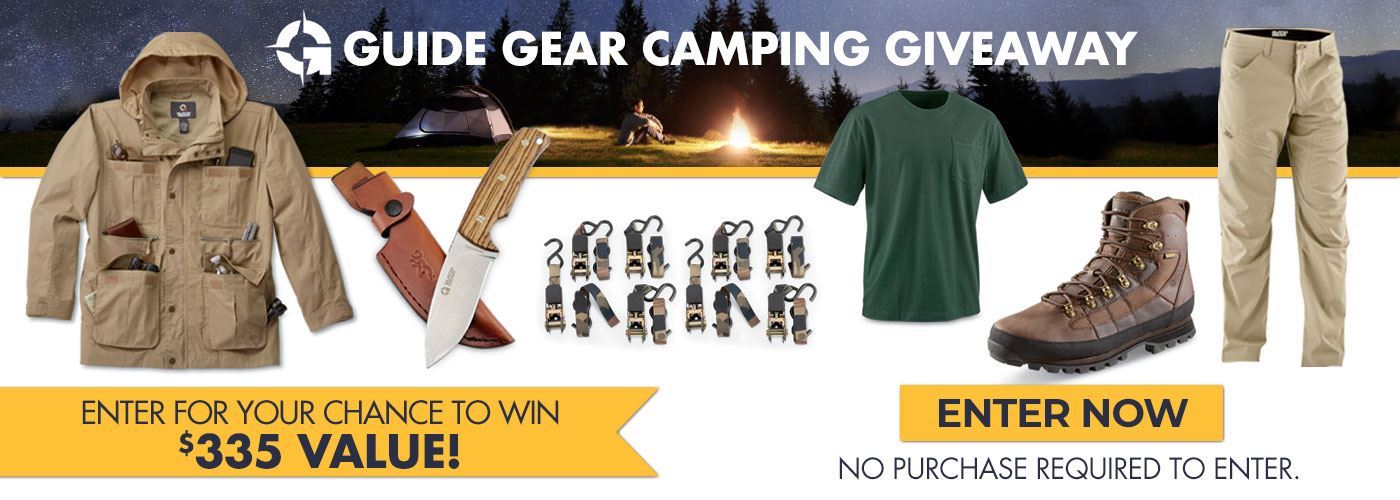 Guide Gear Camping Giveaway