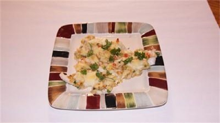 Crab Crusted Walleye
