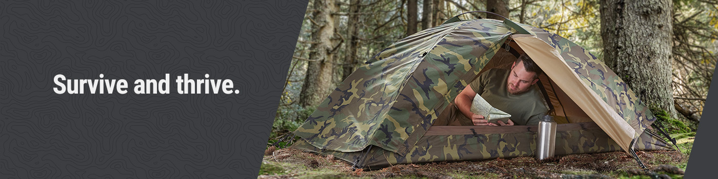 Military Surplus Camping Gear Tents Sleeping Bags Cots