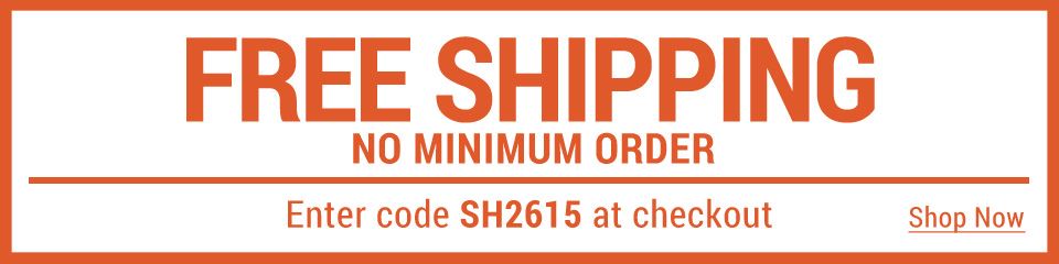 Free Shipping No Minimum!