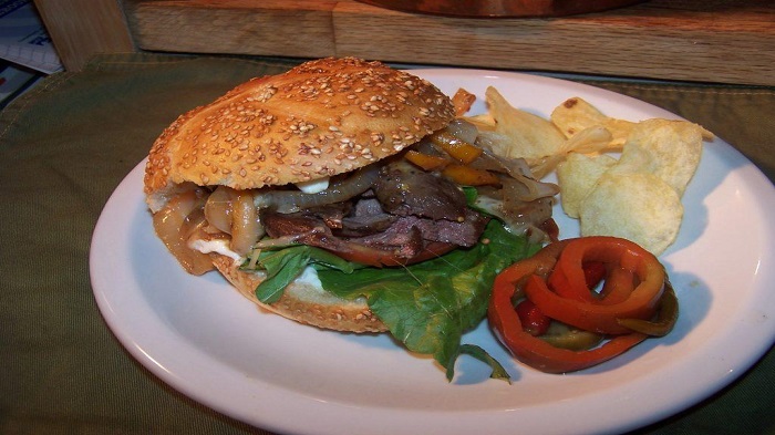 Duck Breasts And Beer Sandwich
