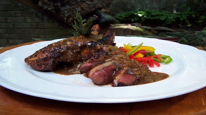 Mallard With Bourbon Butter Sauce
