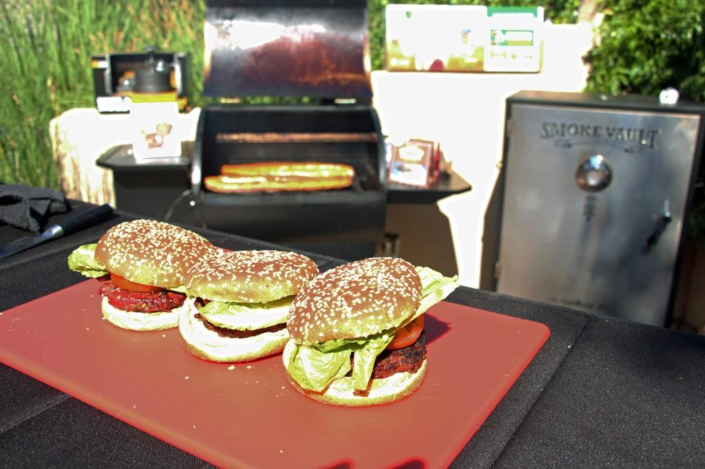 Smoked And Grilled Venison Burgers