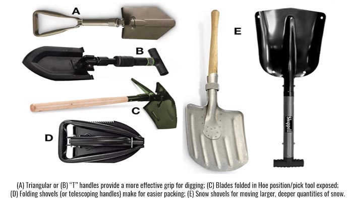 Backcountry Camp Shovels