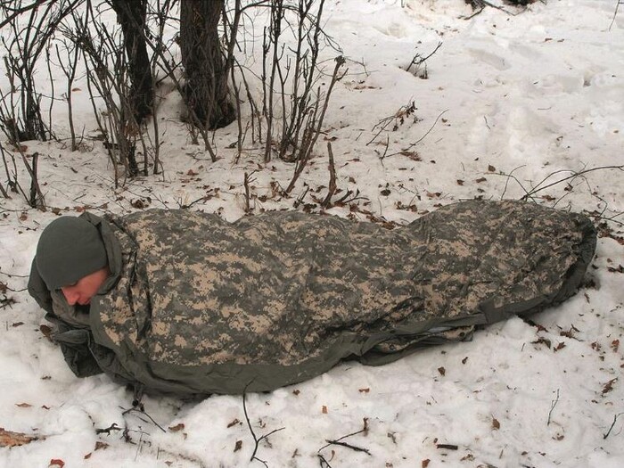 military sleeping bag