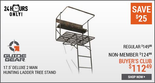 Guide Gear 17.5' Deluxe 2 Man Hunting Ladder Tree Stand