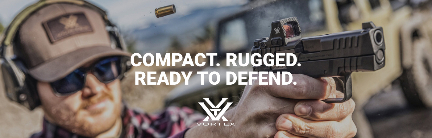 Vortex Defender-CCW Compact. Rugged. Ready to Defend.