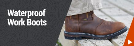 Men's Work Boots, Safety Toe, Waterproof and Non-Waterproof Work Boots ...
